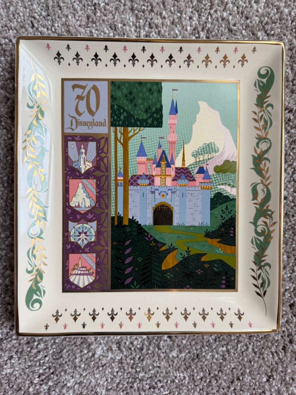 Disneyland 70th trinket tray